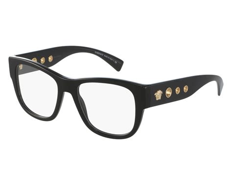 versace lunette noir|lunette de vue Versace.